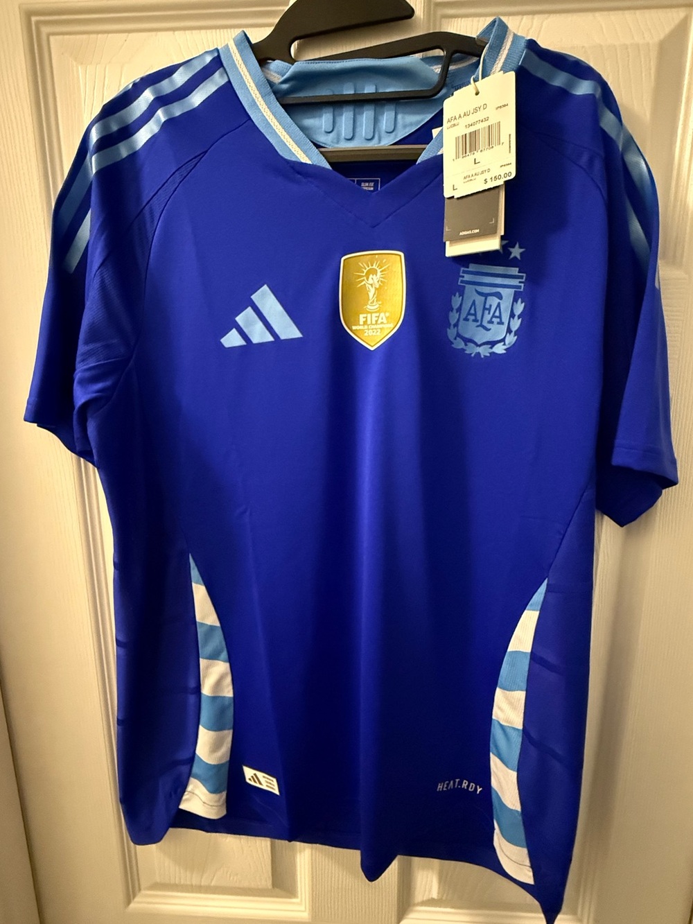 Adidas Argentina 2024 Away Authentic Jersey